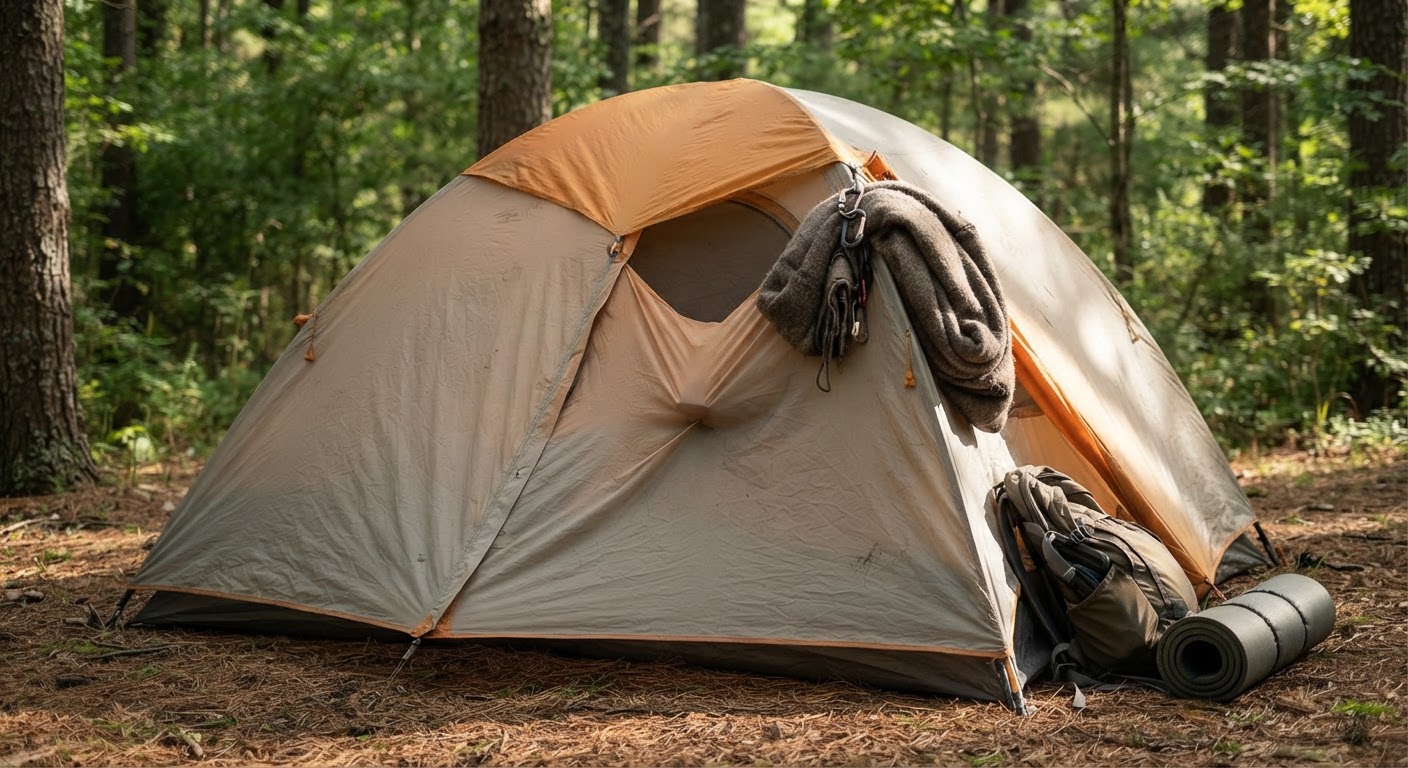 2. Excessive Weight Strain on Tent Fabrics
