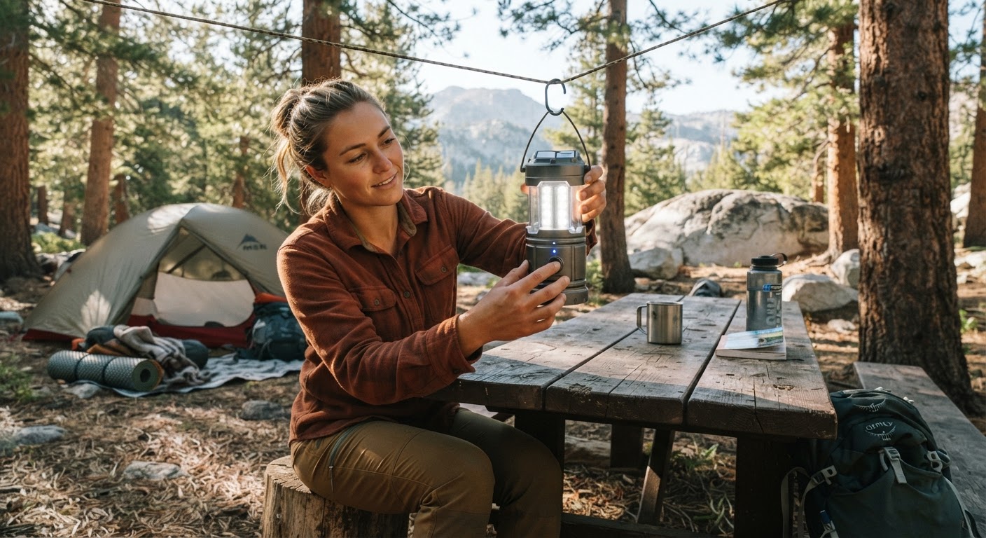How to Charge and Operate a Solar Camping Lantern in the Wild