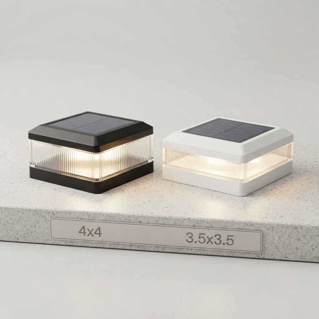 How to Choose the Right Size Solar Cap Light for 4x4 and 3.5x3.5 Posts