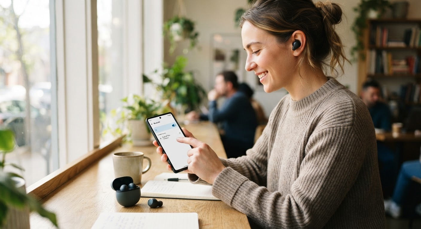Step 2: Pair Earbuds via Bluetooth 5.4