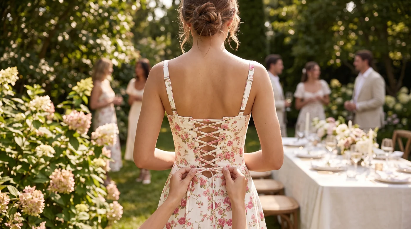 Step 2: Adjust the Lace-Up Back for Proper Fit