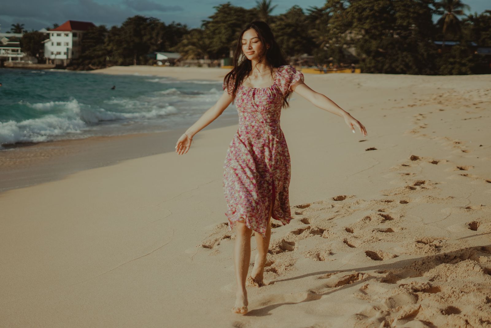How to Pack a Floral Bustier Sundress So It Arrives Ready to Wear