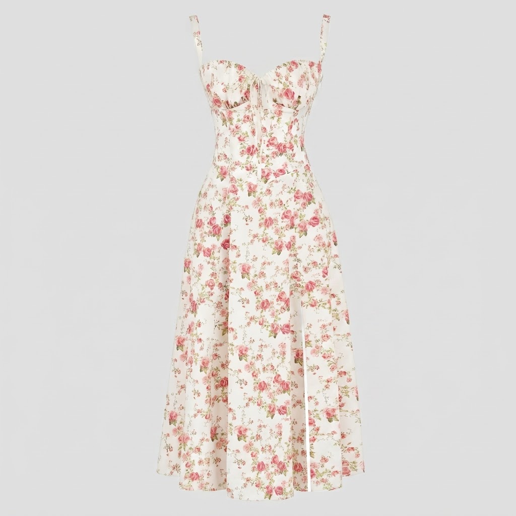 Why the Floral Bustier Waist Shaper Dress Belongs in Your Closet