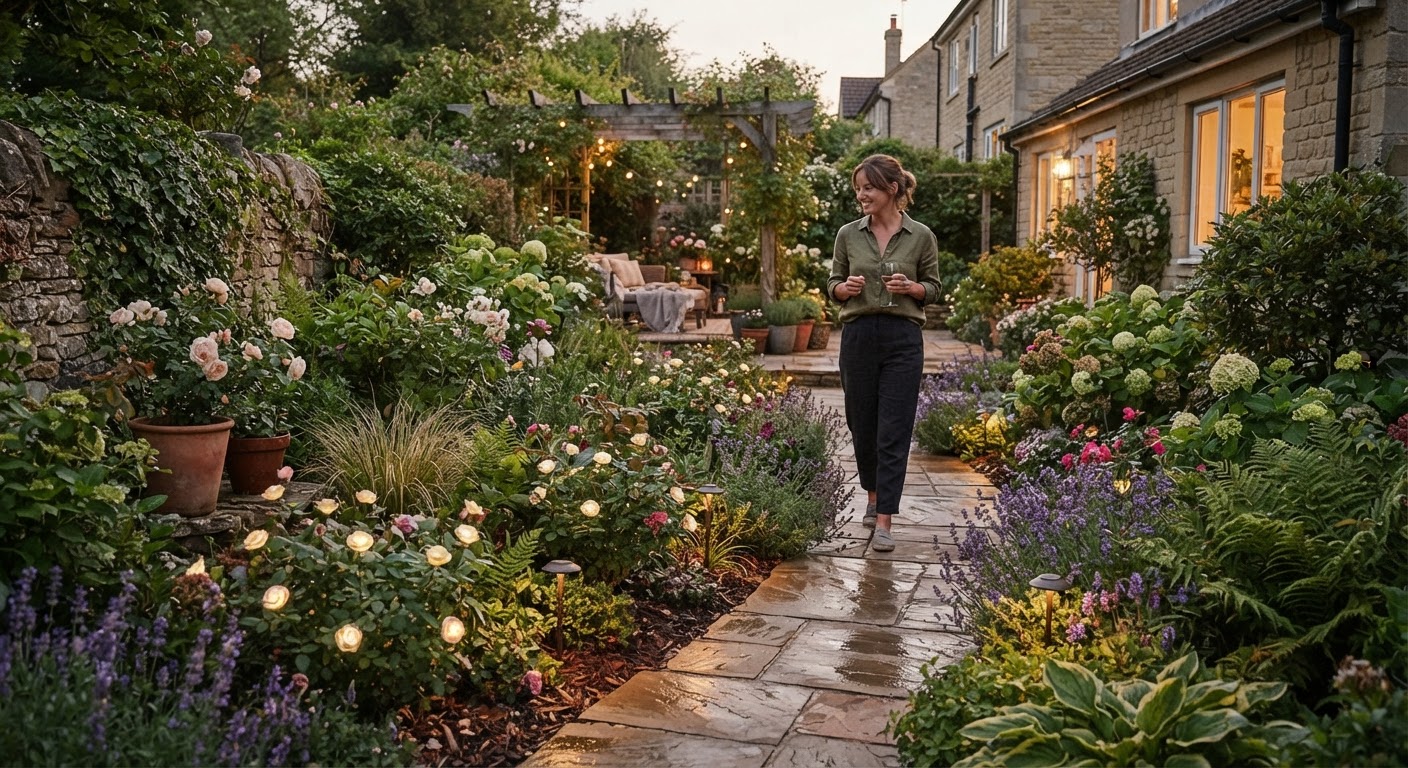 How Solar Garden Lights Enhance Outdoor Landscaping Aesthetics
