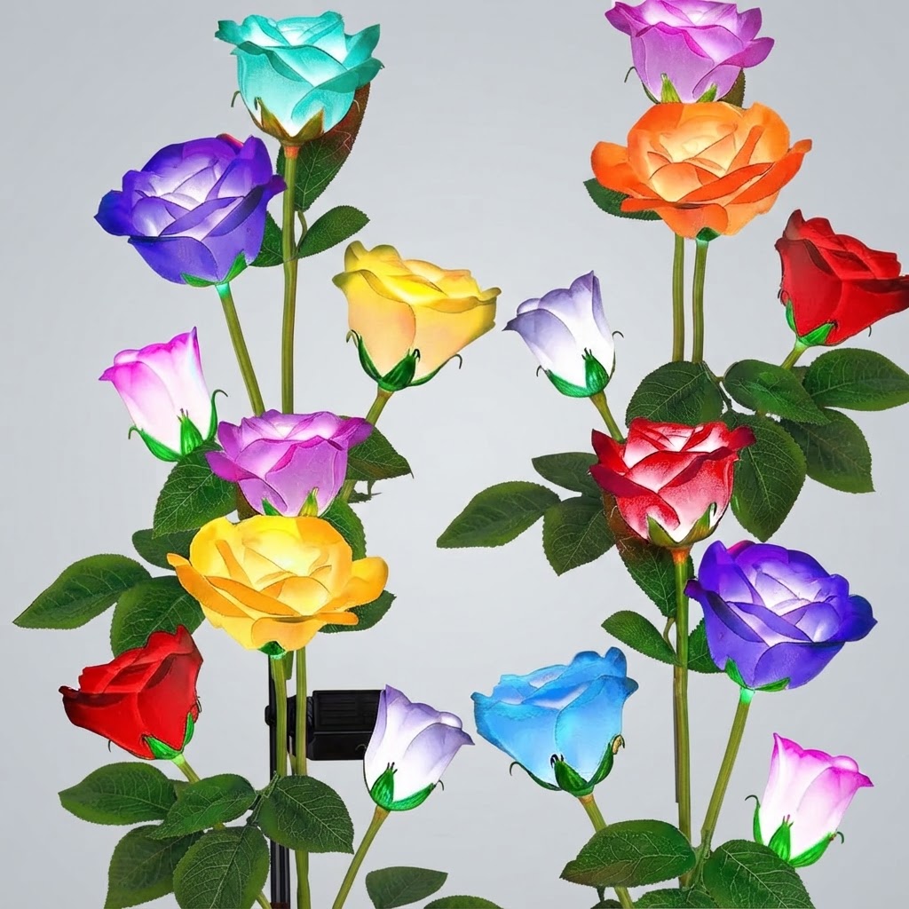 The Ultimate Guide to Solar Glow Roses for Outdoor Garden Decor