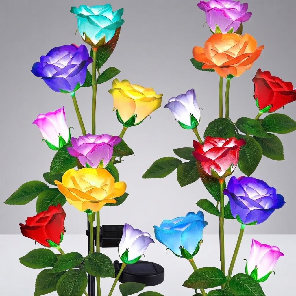 Key Features of Modern Solar Flower Lights