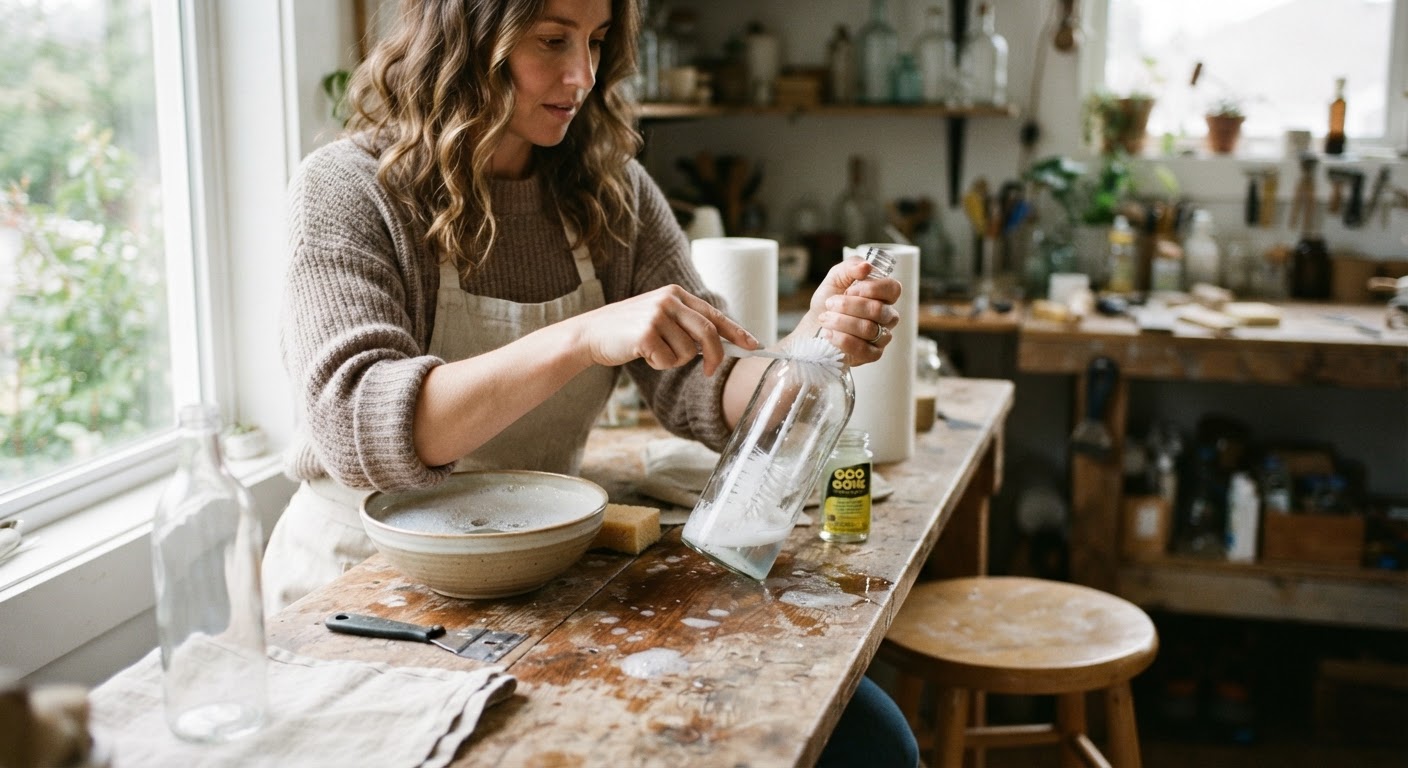 Step 1: Clean and Prepare Your Glass Bottle