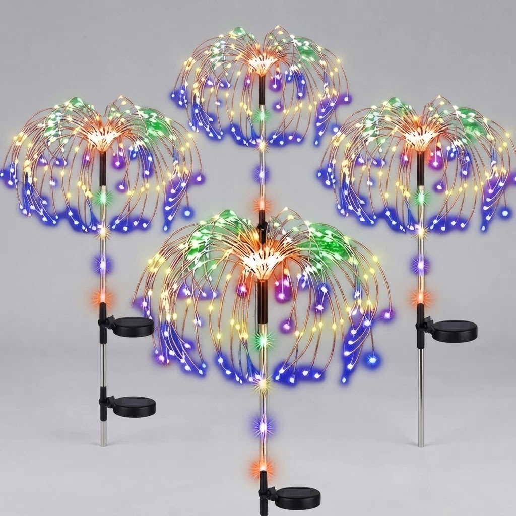 Transform Your Backyard Events with the Solar Firework Light Set