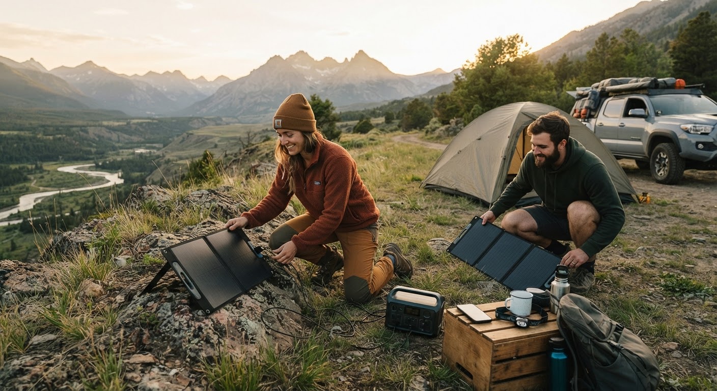 How to Efficiently Solar Charge Devices in the Backcountry