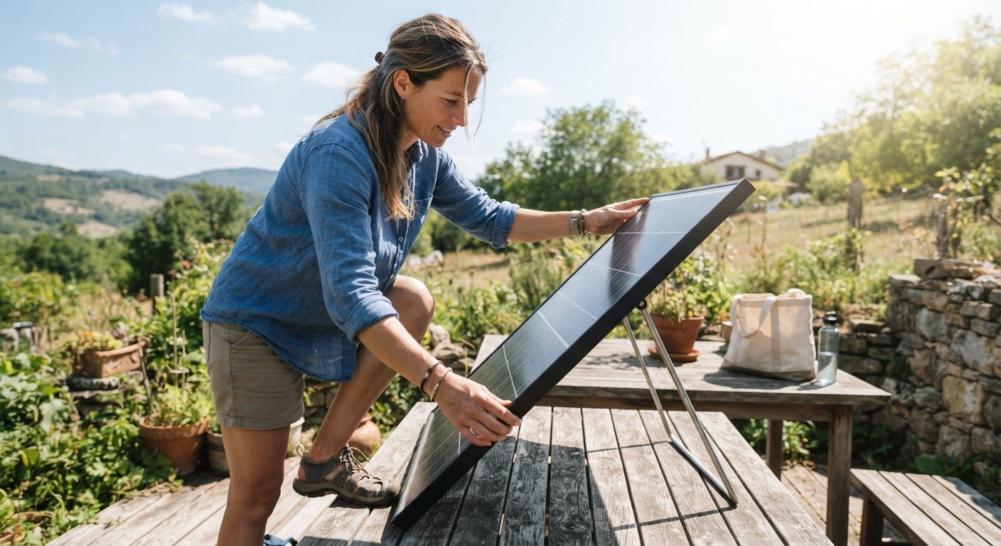 Step 1: Position Your Solar Collector Towards Direct Sunlight