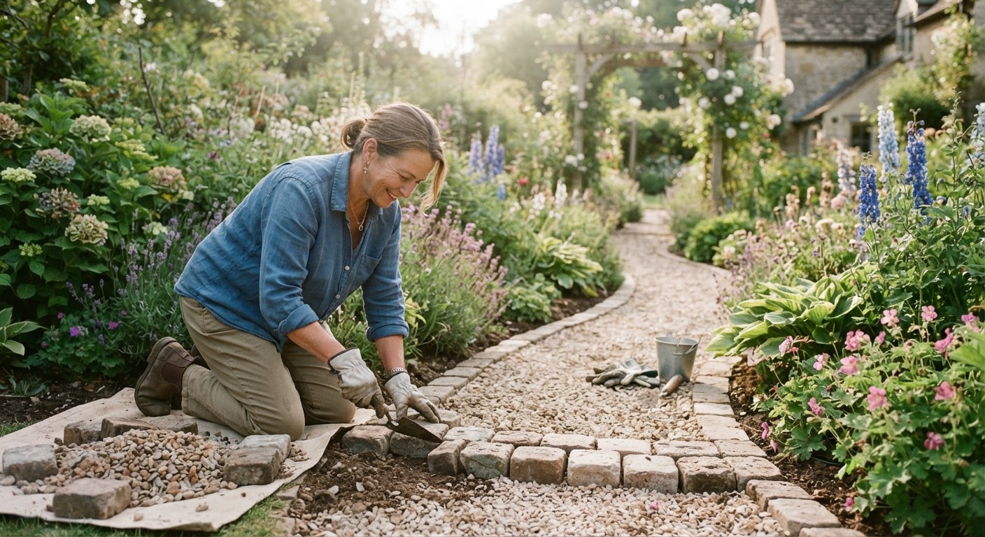 1. Frame Garden Pathways