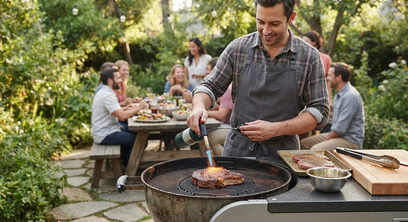 How to Light a Charcoal Grill with a Propane Torch