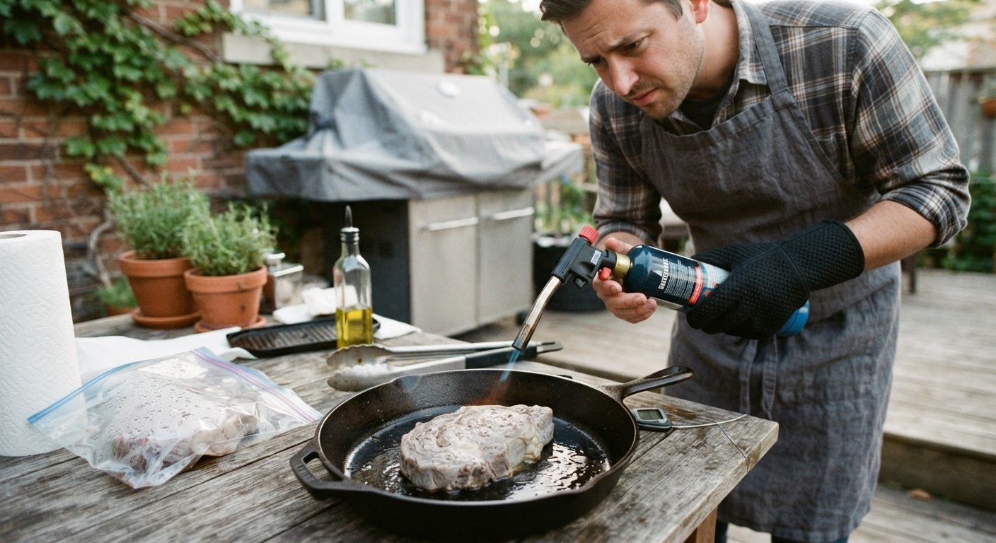 5 Common Mistakes When Searing Sous Vide Meat with a Torch