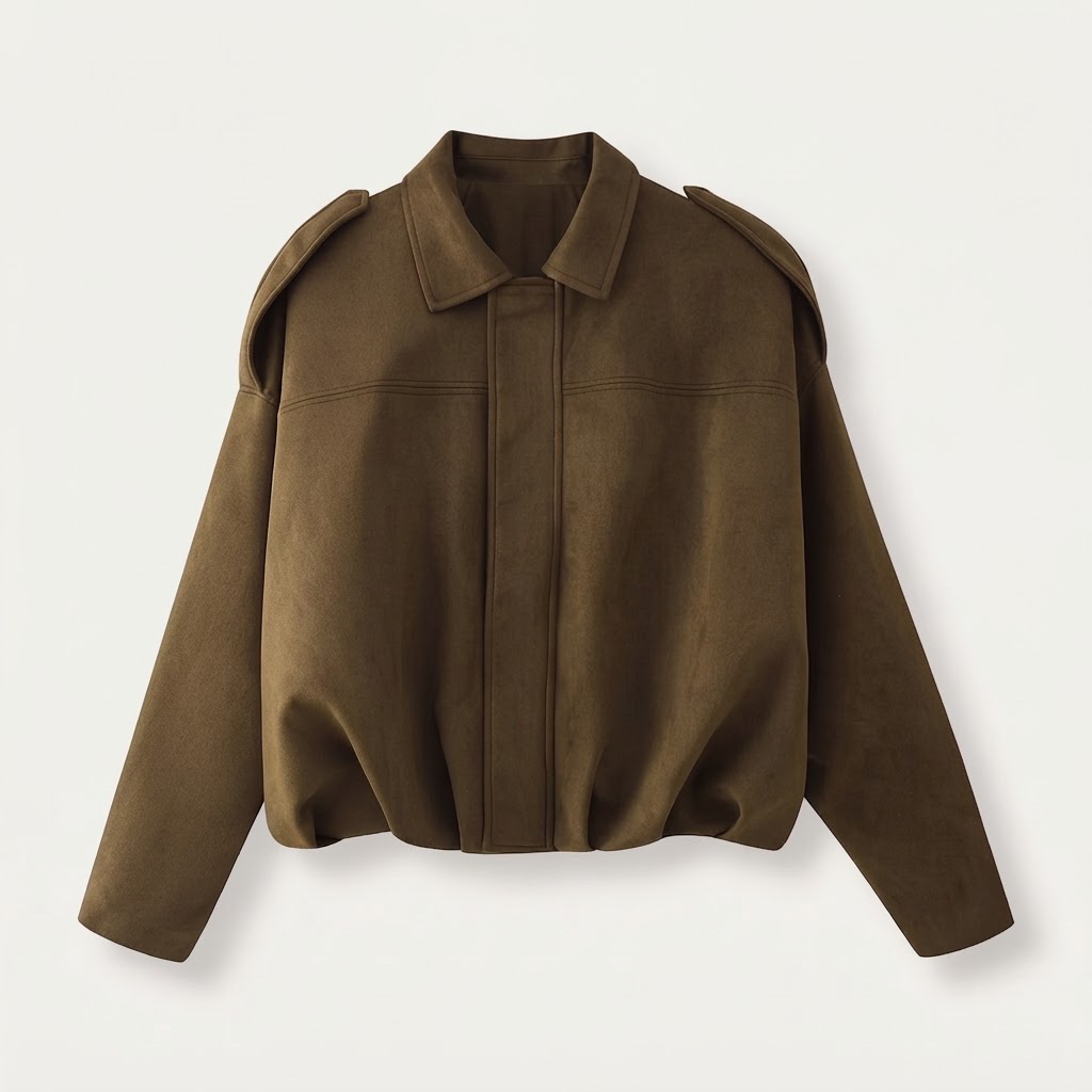 Katch Me Vintage Suede Jacket Sizing, Returns, and Fabric Specs