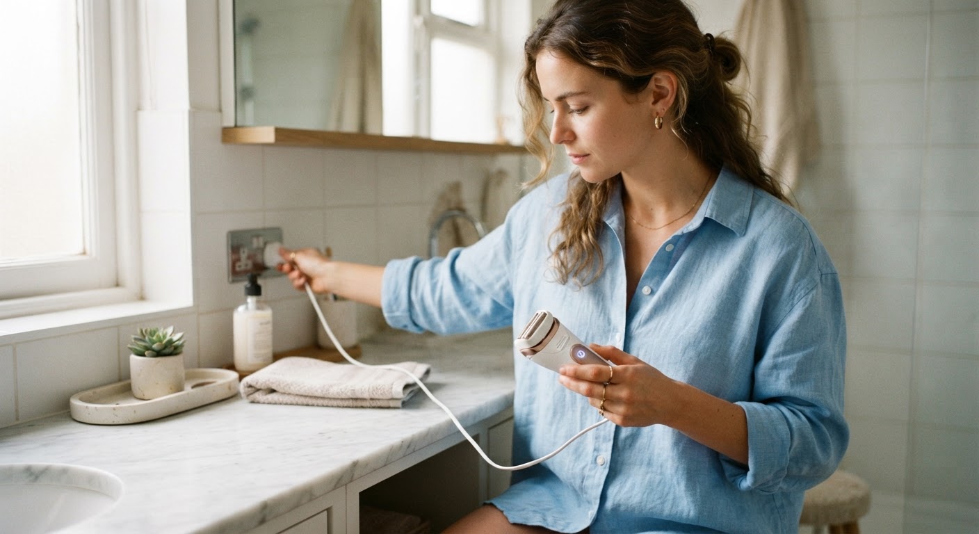 Step 1: Turn off and unplug the shaver