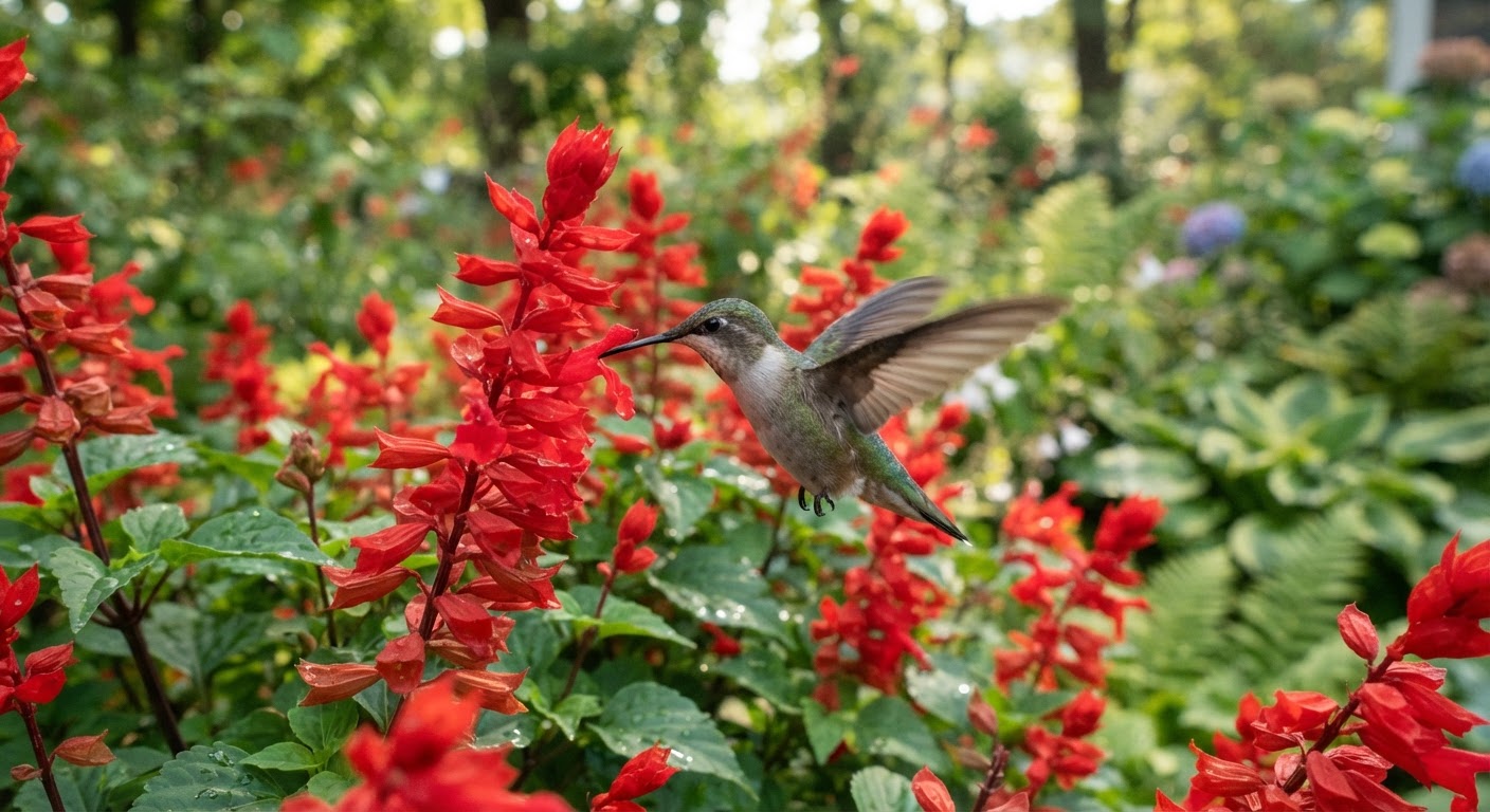 Why Red Blooms Dominating Hummingbird Nectar Search
