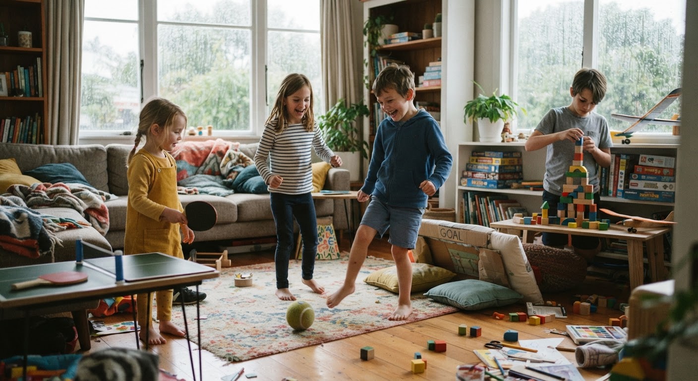 7 Safe Indoor Games for Kids When Rain Keeps You Inside