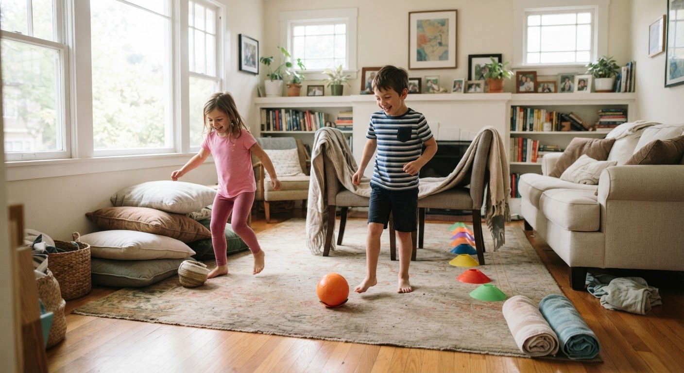 2. Living Room Obstacle Course