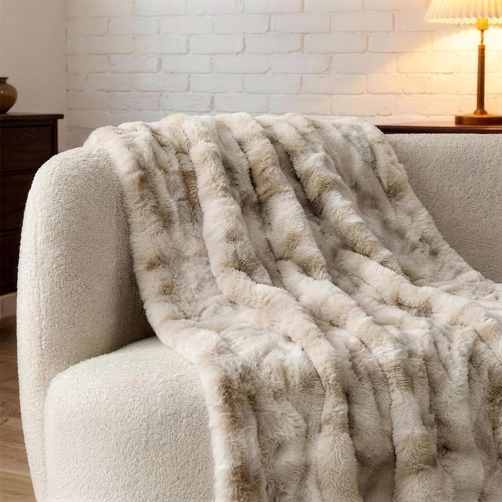How to Style a Heavy Throw Blanket on a Living Room Sofa