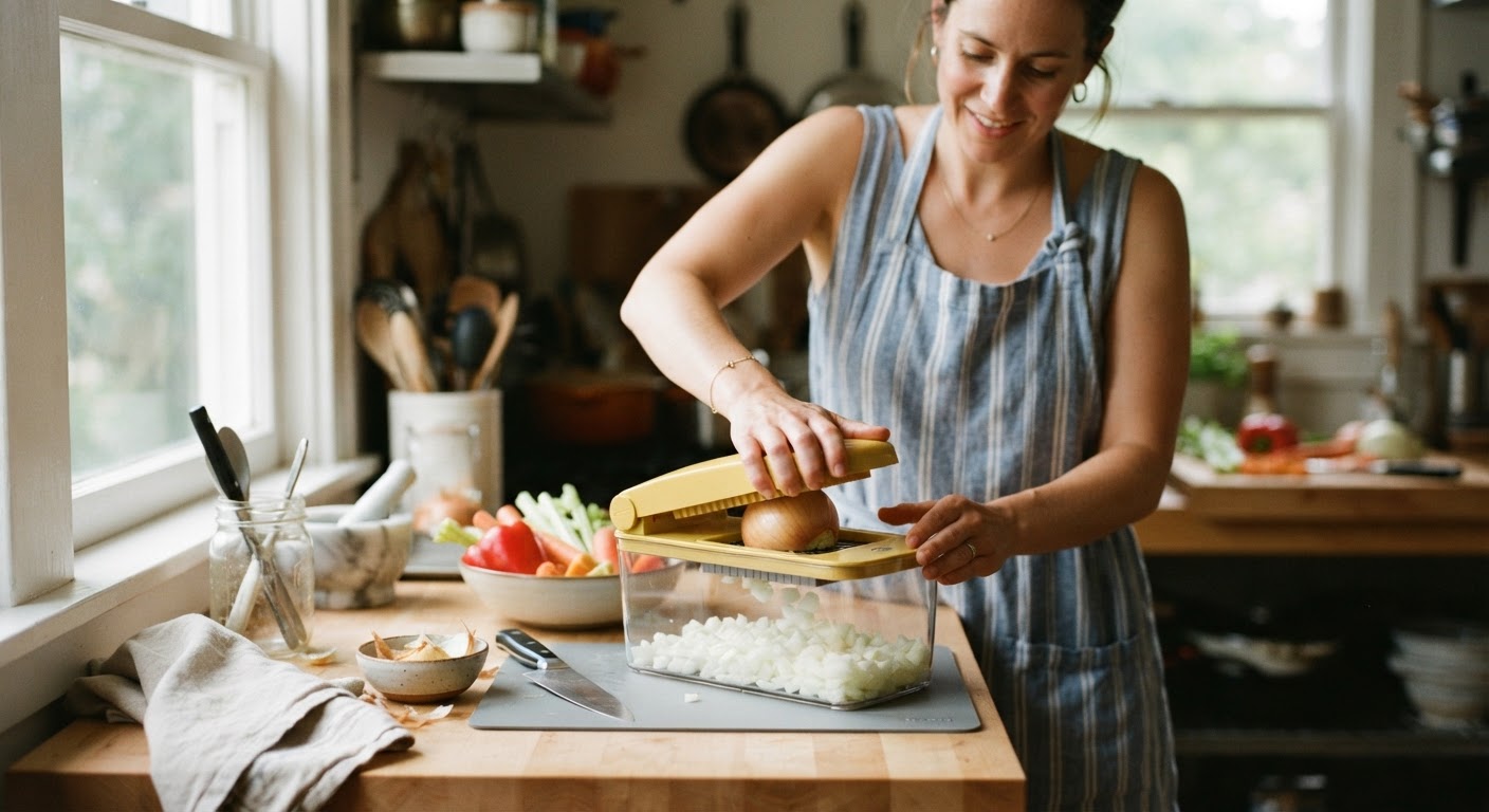 1. Use an Enclosed Catch-Tray Chopper