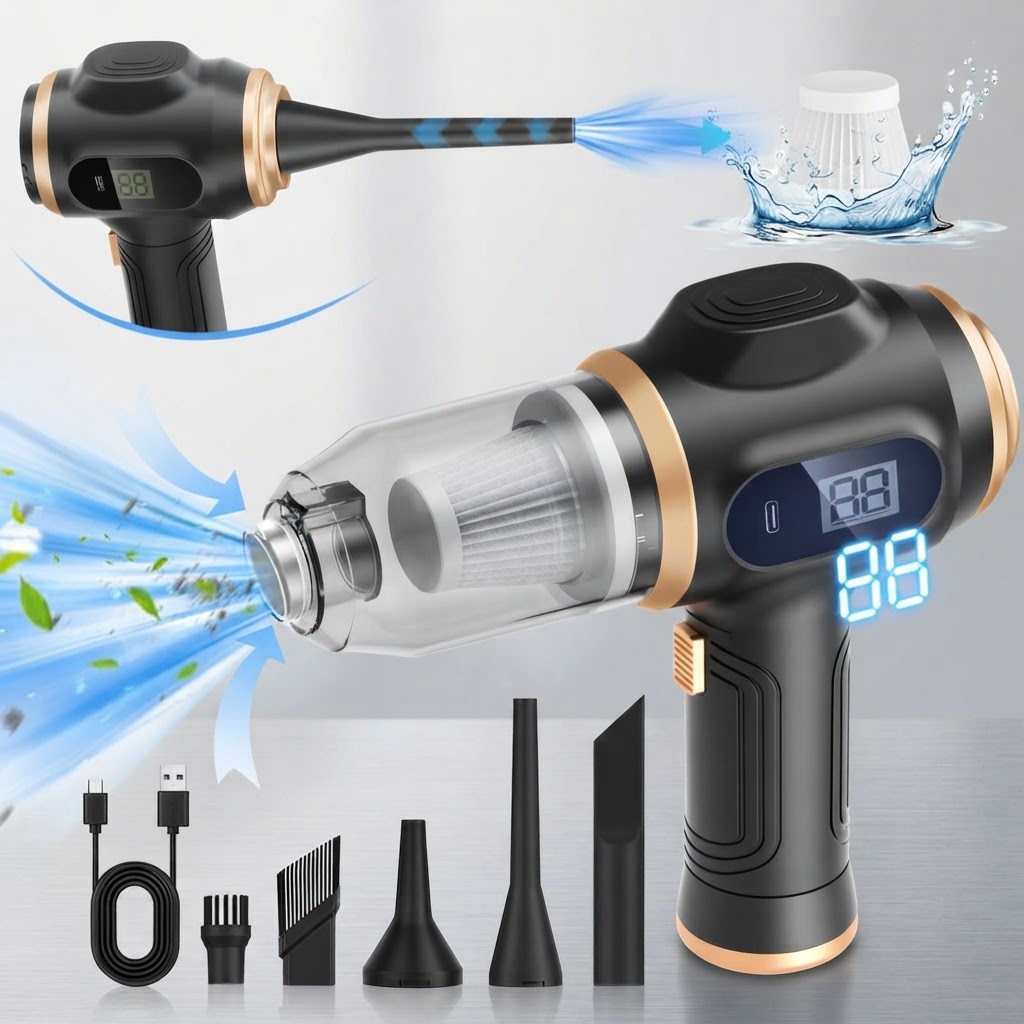 Why the 6-in-1 Portable Vacuum is Ideal for Keyboard Cleaning