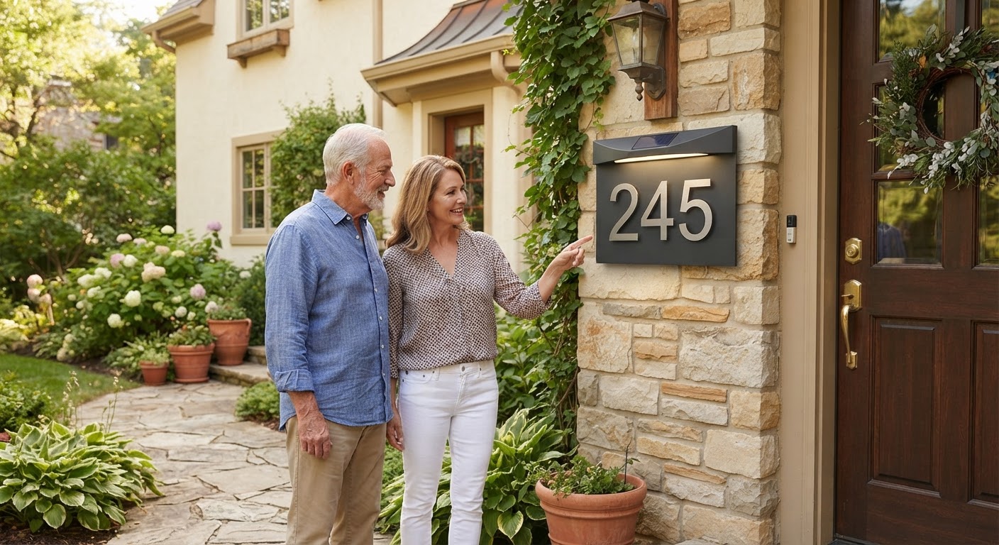 2. Increase Color Contrast on Address Plaques