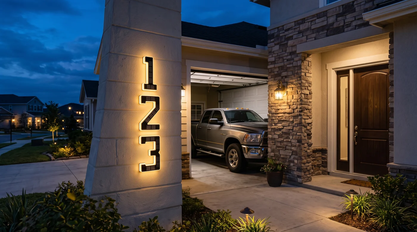 The Ultimate Guide to Solar Lighted House Numbers and Outdoor Address Plaques
