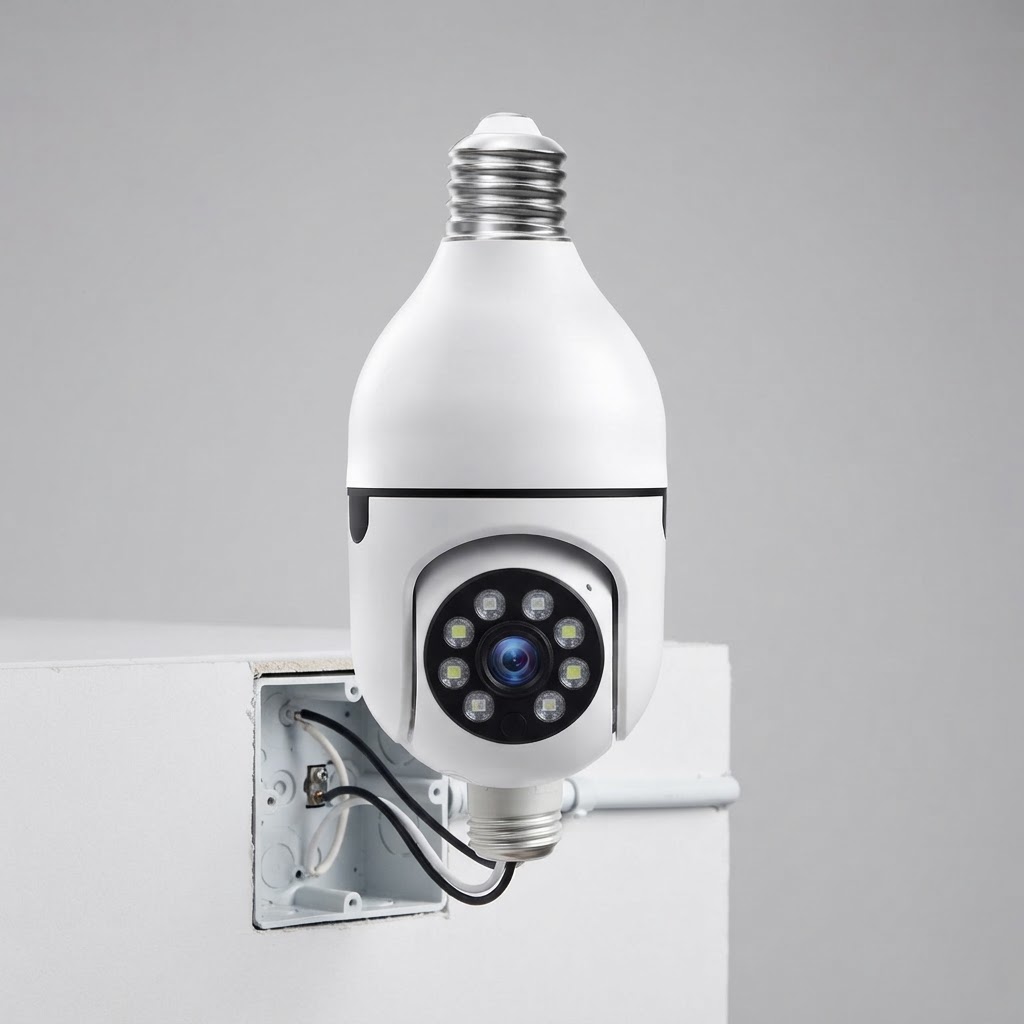 How Light Bulb Security Cameras Draw Power