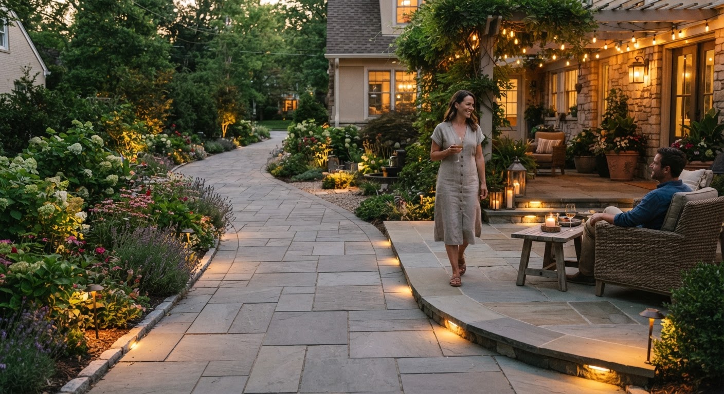 7 Creative Ways to Enhance Patio and Driveway Lighting