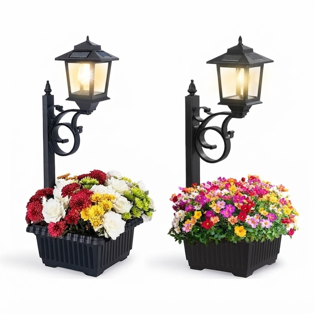 Combining Floral Beauty with Solar Illumination
