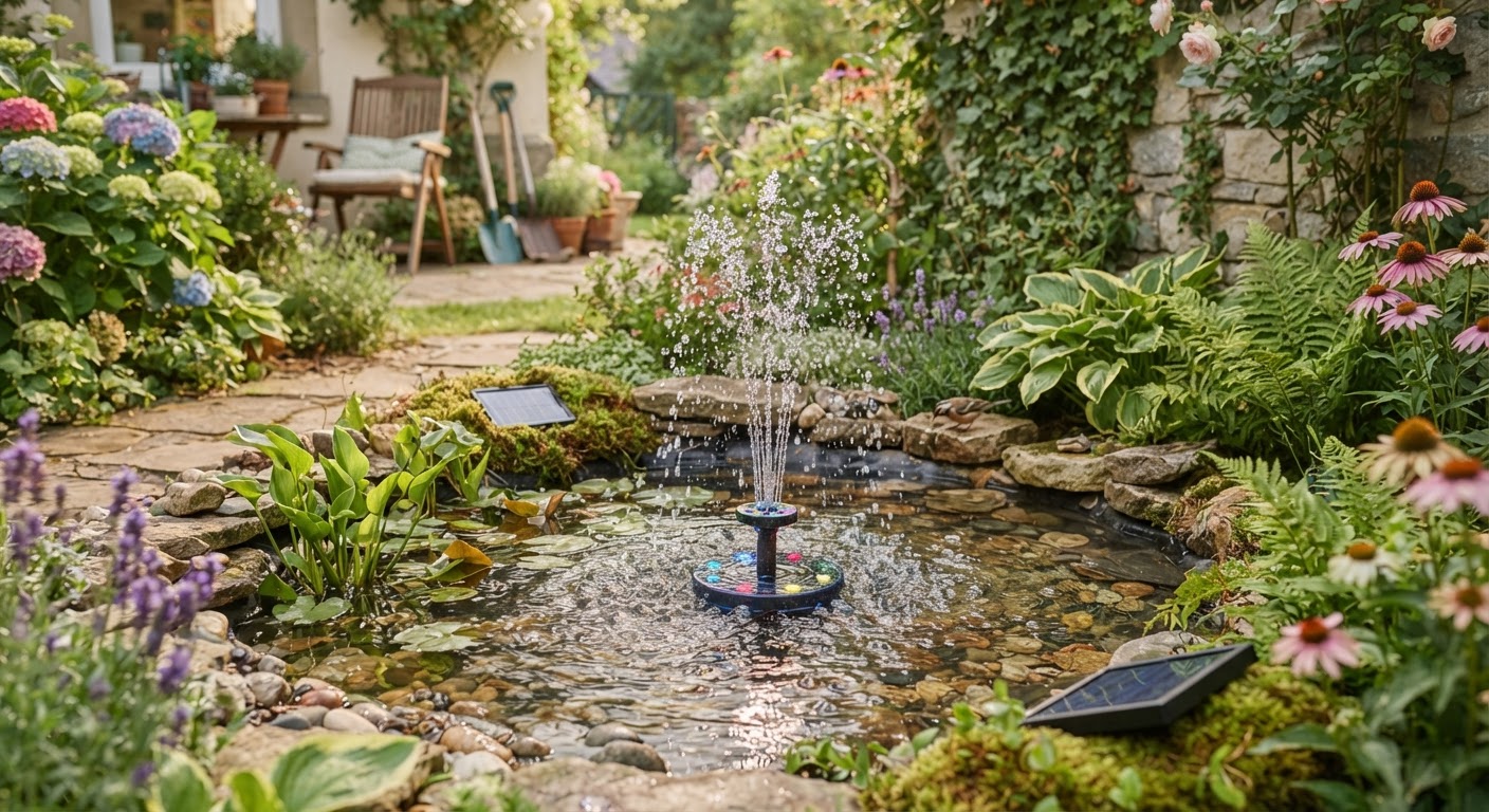 How to Install and Activate a Solar Bird Bath Fountain