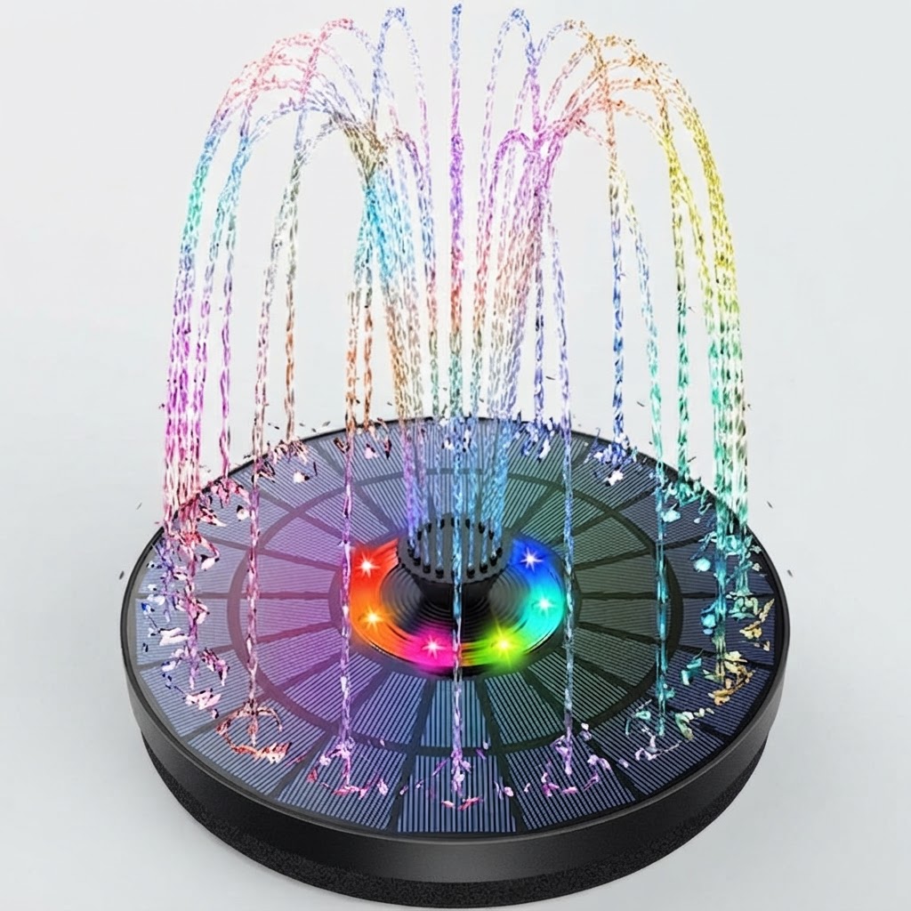 Solar Fountains with Battery Storage vs. Direct Solar Pumps