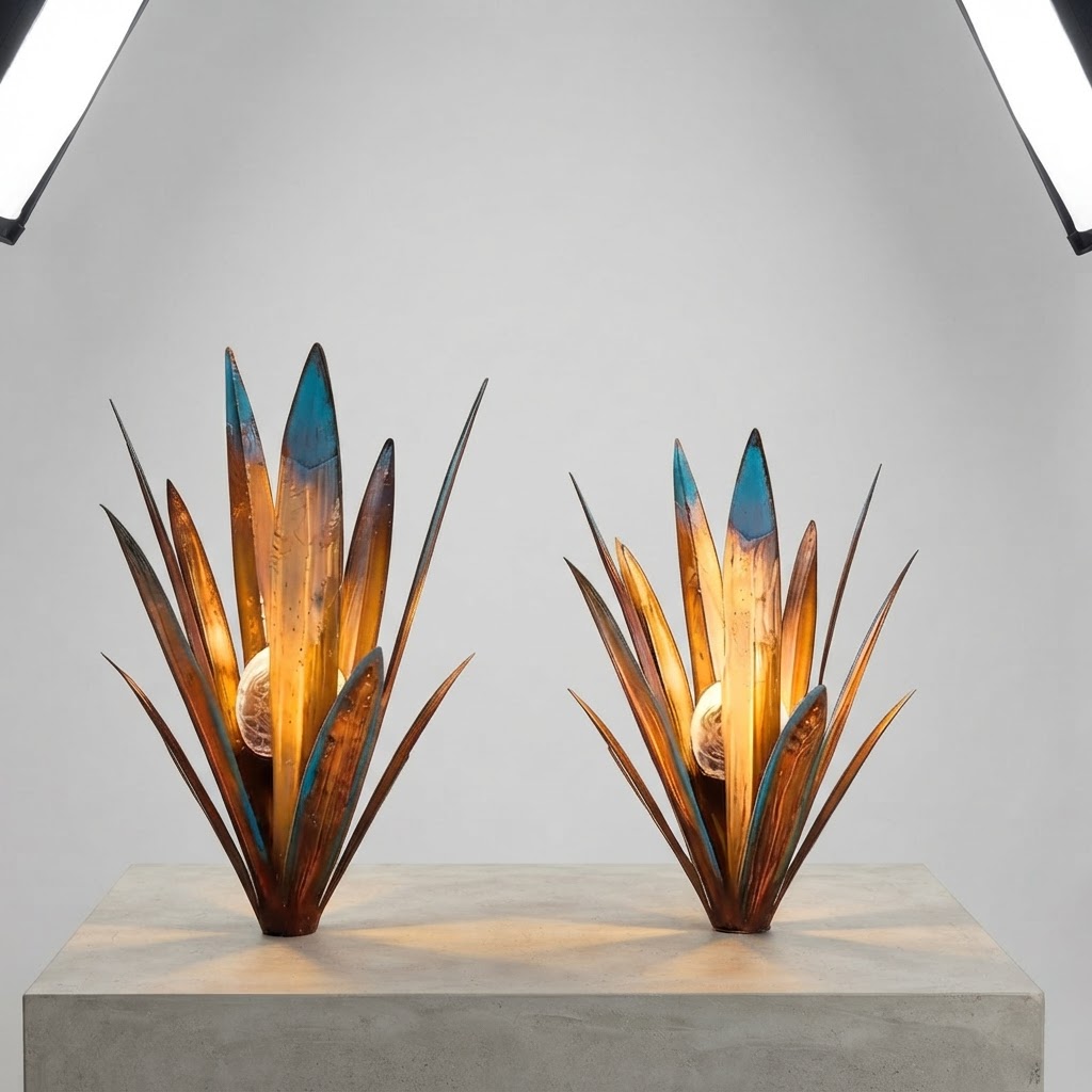 Harmonizing Sculptural Metal with Arid Landscapes