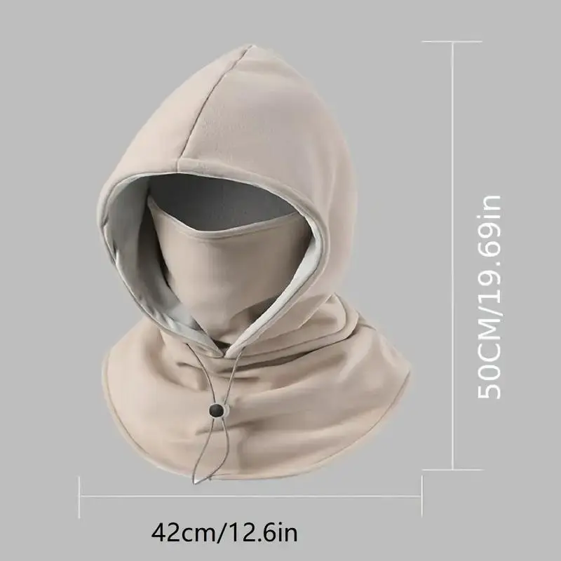 Black and gray warm cycling hat thumbnail