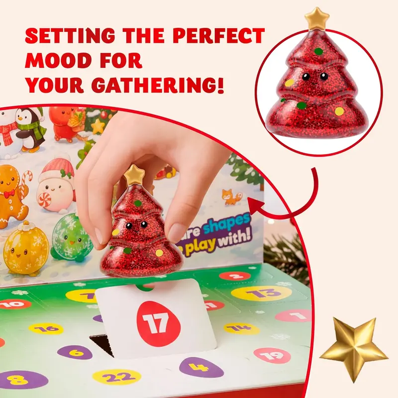 Squishy toy surprises display