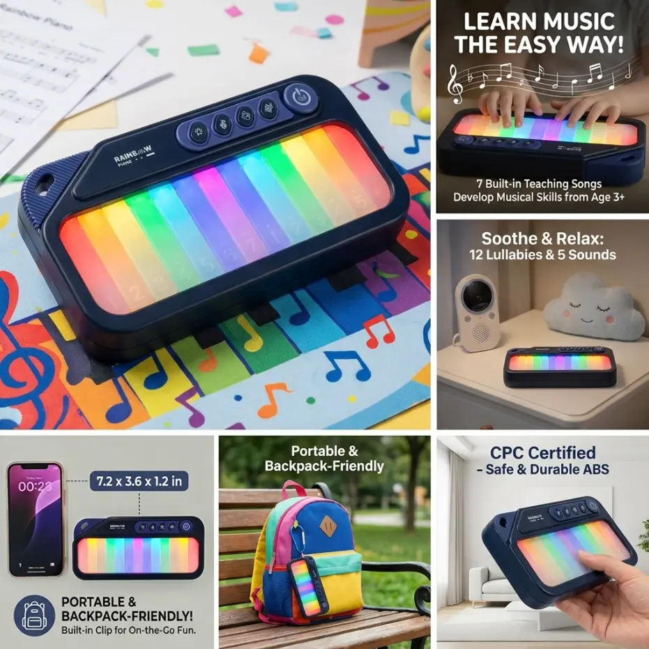 Rainbow Mini Piano image 4