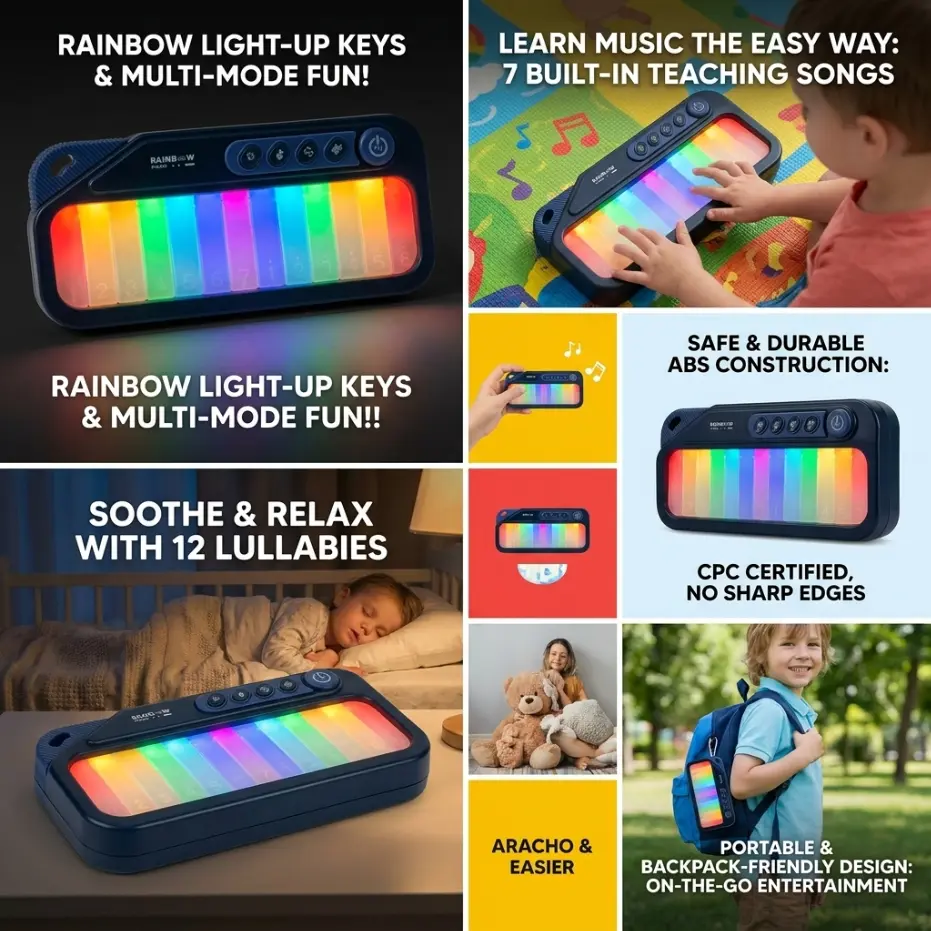 Rainbow Mini Piano image 5
