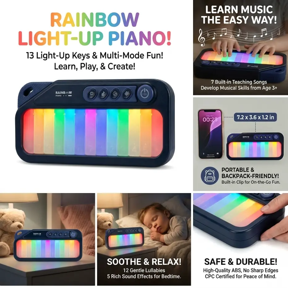 Rainbow Mini Piano image 6