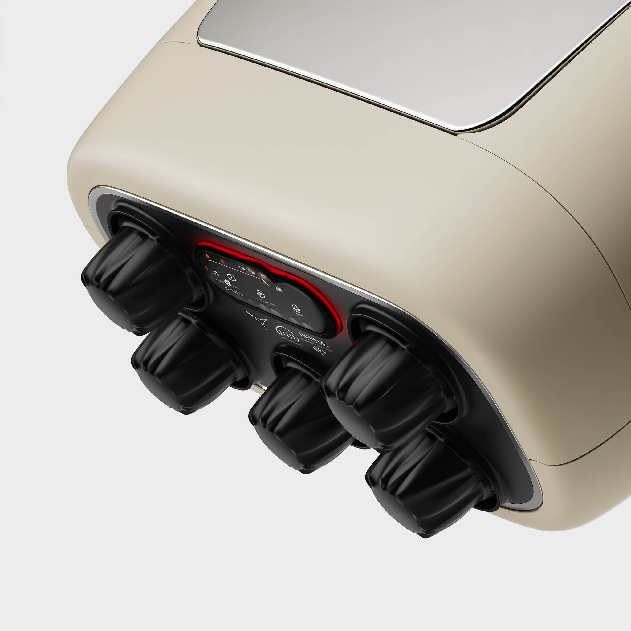3D shiatsu massage nodes and heat panel detail thumbnail
