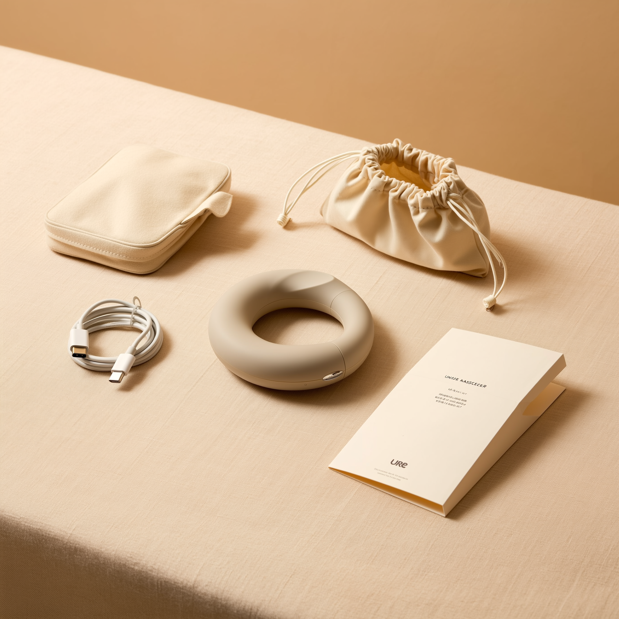 Neck Massage Master with USB-C cable and travel pouch thumbnail