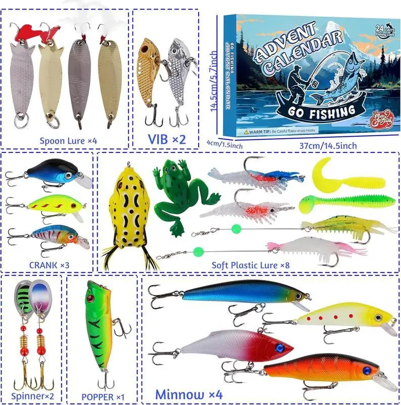 Fishing Lure Advent Calendar view 6