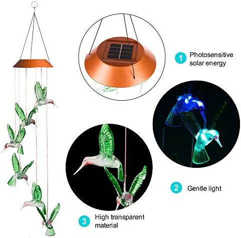 Waterproof solar garden hanging decoration