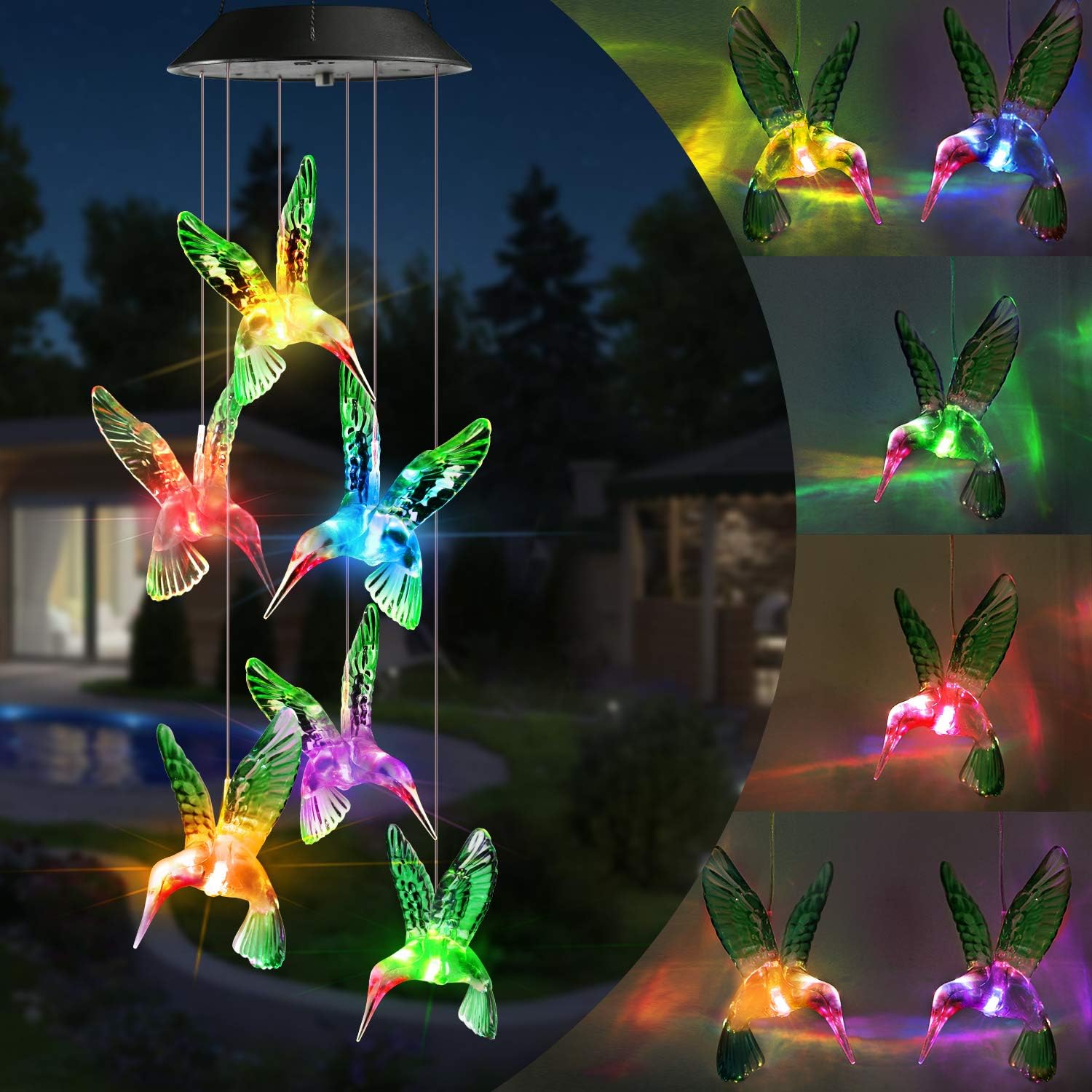 Solar wind chimes lifestyle image