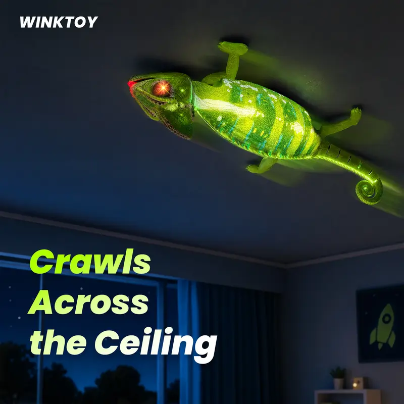 Blue wall crawler toy thumbnail