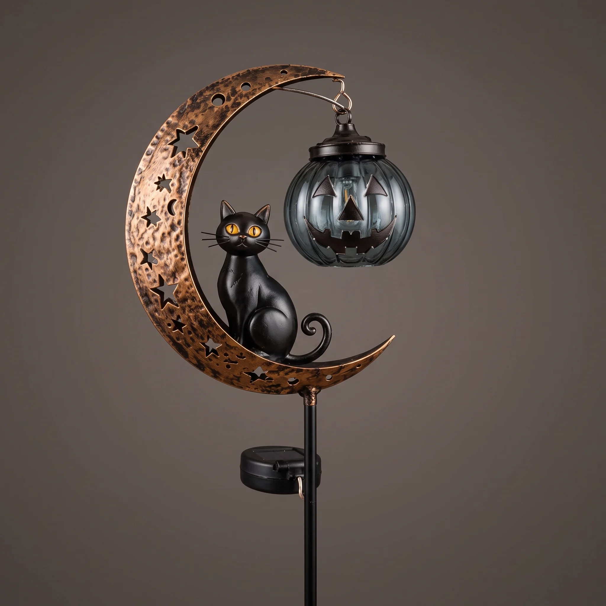 Solyra Meow Decor Light studio view, lantern unlit