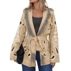 Bandana Fringe Wrap Cardigan 3