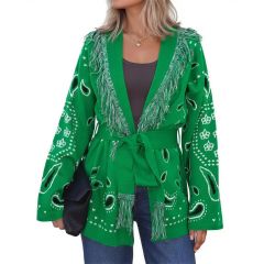 Bandana Fringe Wrap Cardigan 4