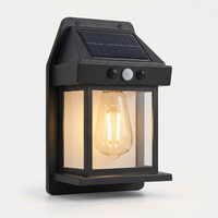 Solar wall light product shot