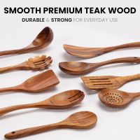 Smooth premium teak wood detail