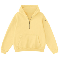 Vintage Design Half Zip Oversized Hoodie For Women thumbnail 9